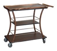 Modern Decorative Rolling Bar Cart, 3 Layer Smoke Tempered Glass Drinks Cart, Mobile Tea Food Serving Trolley with Lock Wheels for Living Room Home Bar(E)