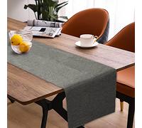 Modern Decorative Table Runners - Waterproof, Outdoor, Grey (40*140 cm) for Kitchen, Dining Room, Party