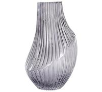 Flower Vase MYRSINA Glass 36 cm Grey