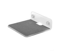 Modern Design For Speaker Mount Wall Shelf, Showcase Your Electronics in Style (White)