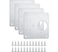 Modern Design Hinge Repair Plate for Cabinet Doors in Kitchen Cupboards (2Pcs)