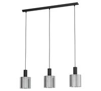 Modern Design Smoked Glass 3-Light Chandelier GL0409
