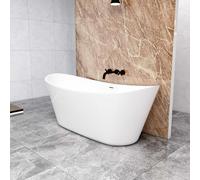 Modern Designer Bathroom Freestanding Double Ended Bath Bathtub 1700x720mm