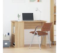 vidaXL Desk Sonoma Oak 100x55x75 cm Engineered Wood