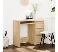 Vidaxl Desk Sonoma Oak 90X45X76 Cm Engineered Wood