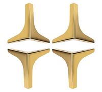 Modern Diamond-Shaped Metal Furniture Legs Set of 4 - Elegant Design for Sofas Tables Dining Tables & Cabinets - Stylish Home Decor Upgrade