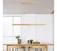 Modern Dimmable LED Hanging Light Fixture for Dining Room Office Livingroom 6 Lights Geometric Chandelier in Black and White Contemporary Cube Design 80x42x70cm