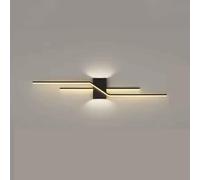 Modern Dimmable LED Wall Sconce - 100cm Linear Metal Wall Light, Geometric Long Strip Design, 360° Corridor Lighting for Bedroom and Hallway, Stylish Wall Fixtures