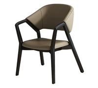 Modern Dining Chair Set, Upholstered Kitchen Chairs, No Assembly Required, Reception Seating, Ideal for Restaurant & Meeting Room, Black A, 1 Piece