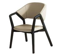 Modern Dining Chair Set, Upholstered Kitchen Chairs, Reception Seating, No Assembly Required, Perfect for Restaurant & Meeting Room (Black A, 1 PCS)