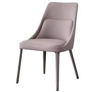 Modern Dining Chair with Solid Back No ArmsUpholstered Carbon SteelPerfect for Luxury Homes Restaurants and HotelsIdeal for Dining and Leisure.