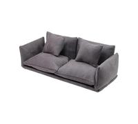 Modern Dollhouses Sofa Couch Decors 1/12 Scale Wooden Tiny Furniture For Room Accessories Compact Dollhouses Sofa Decors
