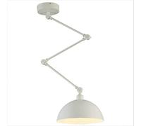 Modern Dome Shade Modern Pendant Light, Adjustable Swing Arm, Industrial Ceiling Hanging Lamp Fixture for Kitchen Island Dining Living Room Bar Counter Shop (