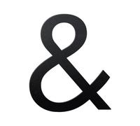 Modern Door Hanging Decoration - Letter Numbers Design Enhancing Visual Appeal and Showcasing Owner's Taste and Style (K, 15cm)