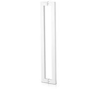 Modern Double-Sided Glass Shower & Sliding Door Handle, 24-59 Inch Length, Stylish White Finish, Perfect for Interior & Exterior Front Doors, Durable & Easy to Install