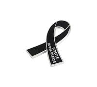 Modern Doves Ribbon Brooch Lightweight 3g Design Fundraiser Brooch for Social Causes and Fashion Accessorizing Kirsite Awareness Ribbon Pin