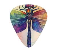 Modern Dragonfly Guitar Picks Gift Set - Smooth Durable Plectrums For Acoustic, Electric & Bass Guitar, Perfect Present For Guitar Lovers & Musicians
