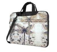 Modern Dragonfly Printed Waterproof Laptop Case Ultra-Thin Portable One-Shoulder Laptop Bag 600d Oxford 13in/14in/15.6in