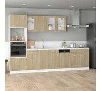 vidaXL Drawer Bottom Cabinet Kitchen Cabinet Unit Sonoma Oak Engineered Wood