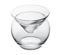 Modern Drinking Gertes - Clear Cocktail Cups, Elegant Glassware Transparent Drink | Fancy for Wine and Mixed Drinks, Elegant Wooden Bar, Contemporary Design In