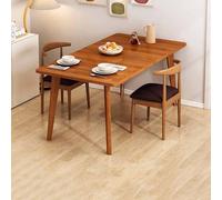 Modern Drop Leaf Folding Dining Table Set with 2 Chairs - Solid Wood Space-Saving Kitchen & Living Room Furniture - Portable 120CM Versatile Design for Small Spaces
