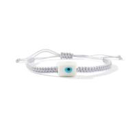 Modern Drum Bead Bangle Adjustable Cotton Cord Casual Season Accessory Stylish Jewelry