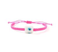Modern Drum Bead Bangle Adjustable Cotton Cord Casual Season Accessory Stylish Jewelry
