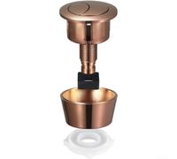 Modern Dual Flush Push Button For Toilet Tank Replacement Compatible With For Fluidmaster Pro550uk Skylo Sky005 Systems Available In Black Gold Gold Chrome With 20mm 40mm 50mm 60mm Hole Sizes(Gold)