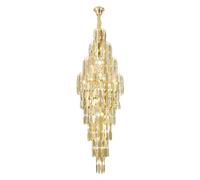 Modern Duplex Rotating Staircase Chandelier Architectural Stairwell Long Atmospheric Villa Hall Crystal Lamps,Hanging Lights