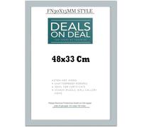 Modern Durable Picture Frame Poster Frames 48x33 Cm 12.99x18.89'' Shatter-proof Acrylic Front Easy Poster Mounting Art Display Frames MDF backboard Stylish Home Decor (lg)