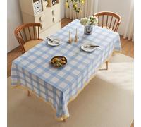 Modern Dust-proof Rectangle Tablecloth Fabric - French Cream Style Soft Velvet Table Cloth, Wrinkle Resistant Washable Cover for Dining Room Kitchen Party Living Room Coffee Table (#3,140x260cm )