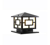 Modern E27 Outdoor Waterproof Decorative Post Lantern Aluminum Patio Lamp for Courtyards Square Wall-Mounted Gate Light Stylish and Durable Fixtures Made in China