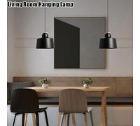 Modern E27 Pendant Light Fixture - Industrial Metal Flush Mount Ceiling Lamp for Restaurants Bars Balconies & Home Decor - Stylish Modern Lighting Solution