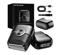 Modern Electric Shaver with Visible Display and USB Type C Charging Suitable for Home or Business Trips Double Speed Electric Cutter