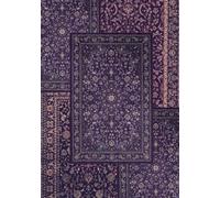 Modern Elegant Notebook Diary for Journaling & Writing | 150 pages | A5 lined notebook | ruled notebook | planner | stationary | school supply | persian rug print | Dairy | Purple Colour