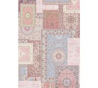 Modern Elegant Notebook Diary for Journaling & Writing | 150 pages | A5 lined notebook | ruled notebook | planner | stationary | school supply | persian rug print | Dairy | Pink colour