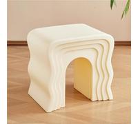 Modern End Table - Decorative Side Table for Living Room, Bedroom, Hallway, Versatile Stool for Home and Office Use