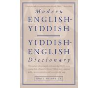 Modern English-Yiddish Dictionary