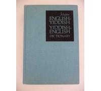 Modern English-Yiddish, Yiddish-English Dictionary