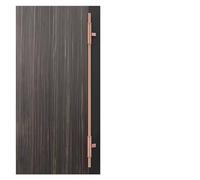 Modern Entry Door Handle Two Sided French Door Push Pull Handles Stainless Steel, 60 80 100 120 150 180cm Long Front Door Modern Large Door Handles, Indoor Outdoor(Rose Gold,70.8in/180cm)