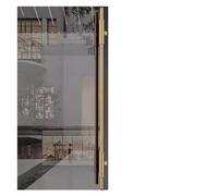 Modern Entry Door Handle Two Sided French Door Push Pull Handles Stainless Steel, 60 80 100 120 150 180cm Long Front Door Modern Large Door Handles, Indoor Outdoor(Gold,39.4in/100cm)