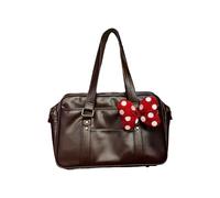 Modern Ergonomic PU Shoulder Bag For Women Commute-Ready Design With Multi-Compartment Storage For Essentials PU Leather Han, Brown, Mass Beauty