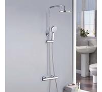 Modern Exposed Cool Touch Thermostatic Shower With Shower Head & Handheld