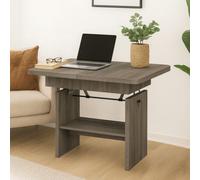 Modern Extendable Coffee Table Janek 116 -156 Cm Pvc Veneer Living Room Table Truffle Oak
