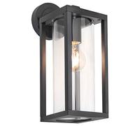 Modern Exterior Garden Wall Light Lantern Outdoor Waterproof with Clear Diffuser Includes 4w LED Warm ZLC340