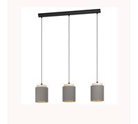 Modern Fabric And Wood Chandelier With 3 Lights GL0458
