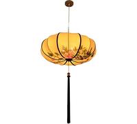 Modern Fabric Lantern Pendant Lights, Chinese Style Simple Fabric Lampshade, Ceiling Hanging Lamp Fixture for Bedroom Restaurant Porch Entryway Dining Room Hotel Living Room