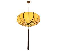 Modern Fabric Lantern Pendant Lights, Chinese Style Simple Fabric Lampshade, Ceiling Hanging Lamp Fixture for Bedroom Restaurant Porch Entryway Dining Room Hotel Living Room