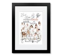 Modern Family Cast Signed A4 Poster Photo Print Framed Autograph Gift TV Show Ed O’Neill Sofia Vergara (Modern Family2 A4 Black Framed & Mounted)