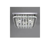 Modern Fancy Crystal LED Flush Mount Ceiling Light in Silver The hot sale Silver